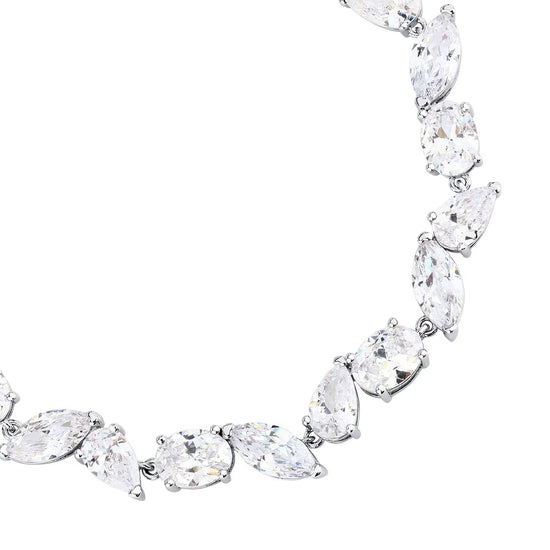 Bracciale con pietre Morellato Riflessi in argento e zirconi 19 cm