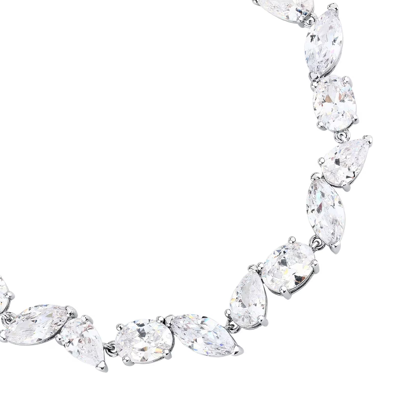 Bracciale con pietre Morellato Riflessi in argento e zirconi 19 cm