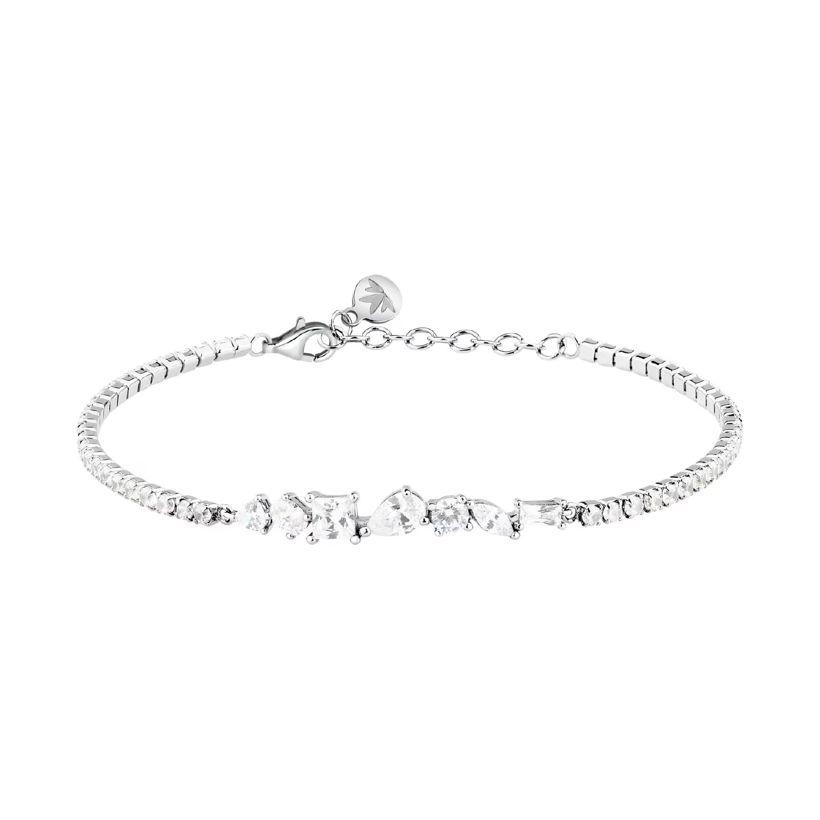 Bracciale tennis Morellato Riflessi in argento e zirconi 19 cm