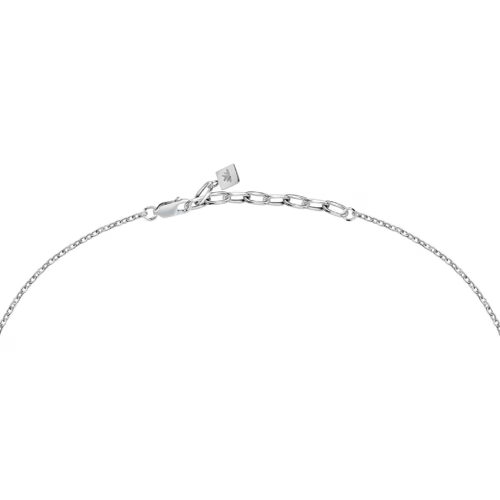 Collana da uomo Morellato in acciaio e oro 18kt sulla croce MISURA UNICA