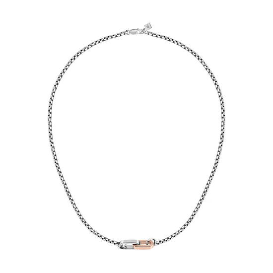 Collana Morellato Motown uomo in acciaio e decoro pvd rosé MISURA UNICA