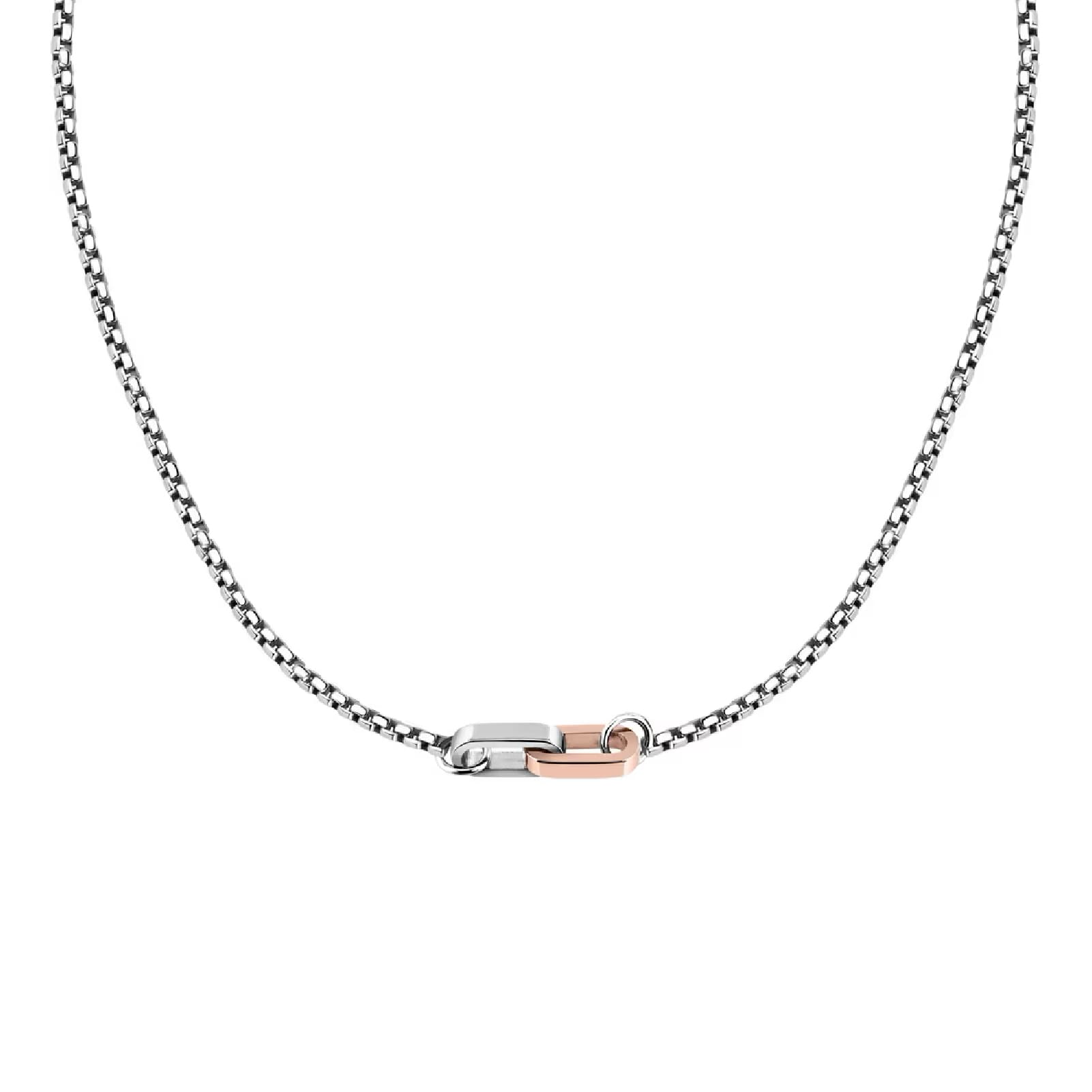 Collana Morellato Motown uomo in acciaio e decoro pvd rosé MISURA UNICA