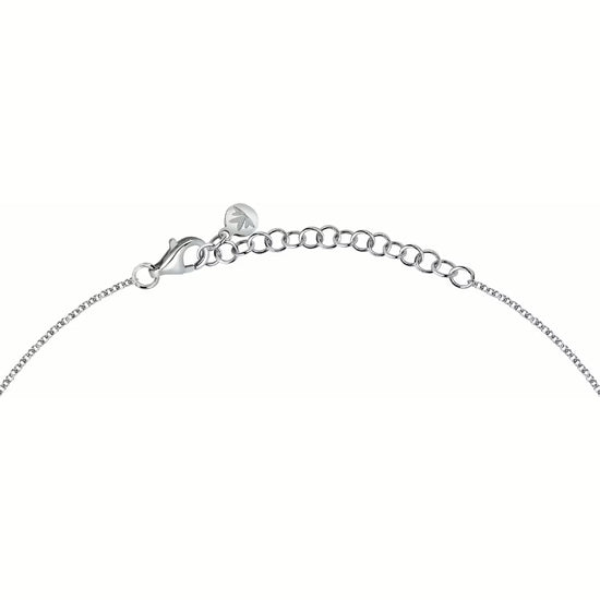 Collana girocollo donna Morellato argento zirconi azzurri MISURA UNICA