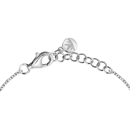 Bracciale catena Morellato argento con zirconi bianchi Regolabile 16-19 cm