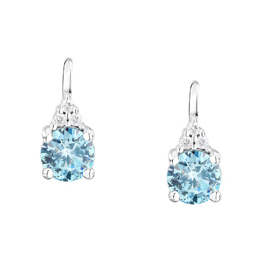 Orecchini donna Morellato in argento con zirconi azzurri MISURA UNICA