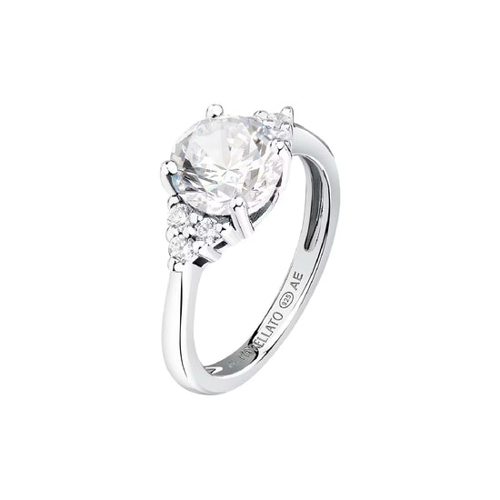 Anello da donna Morellato in argento con zirconi bianchi 10