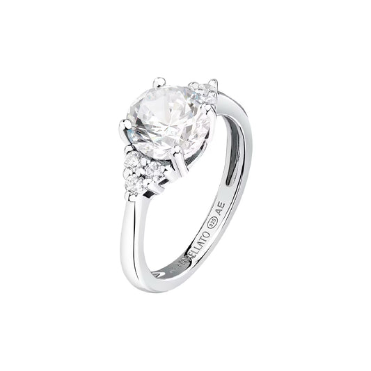 Anello da donna Morellato in argento con zirconi bianchi 10