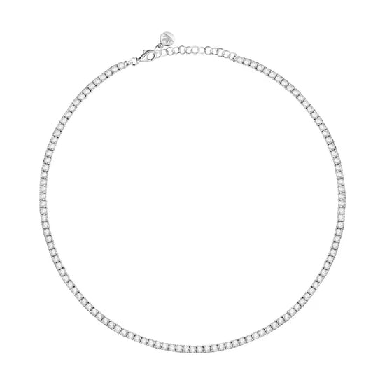 Collane Collana Tennis Collezione Sposa da Donna in Oro 18 Carati Lunghezza: 45 cm Chiusura: Moschettone 15,3g Collane Collana Tennis Collezione Sposa da Donna in Oro 18 Carati Lunghezza: 45 cm Chiusura: Moschettone 15,3g