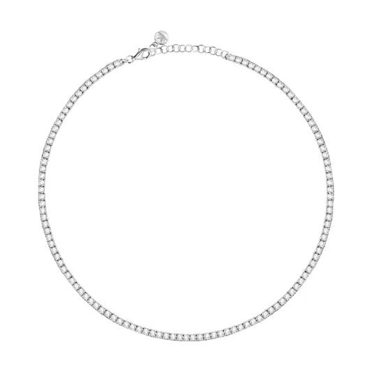 Collana tennis Morellato Tesori in argento e zirconi bianchi MISURA UNICA