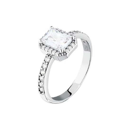 Anello Morellato Tesori da donna in argento e zirconi bianchi 12