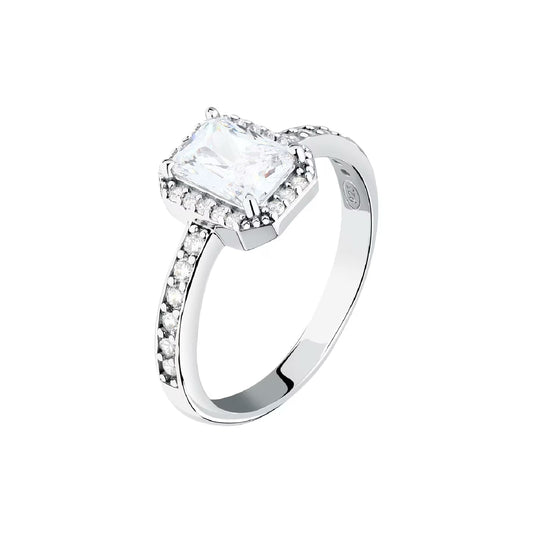 Anello Morellato Tesori da donna in argento e zirconi bianchi 12
