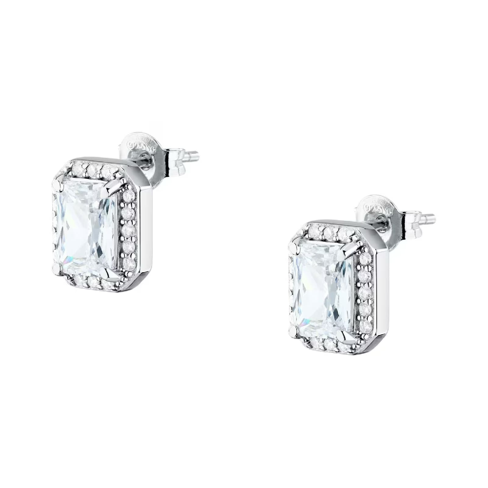 Orecchini Morellato Tesori in argento con zirconi bianchi MISURA UNICA