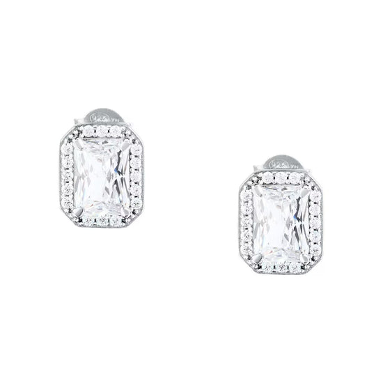 Orecchini Morellato Tesori in argento con zirconi bianchi MISURA UNICA