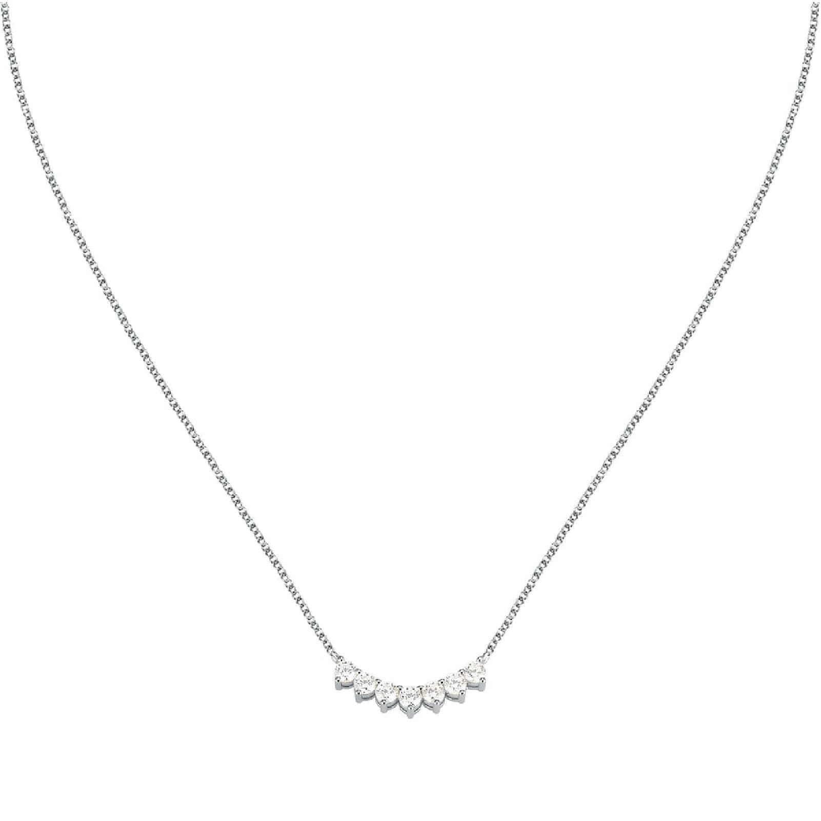 Collana girocollo Morellato Luminosa argento 925 con zirconi MISURA UNICA