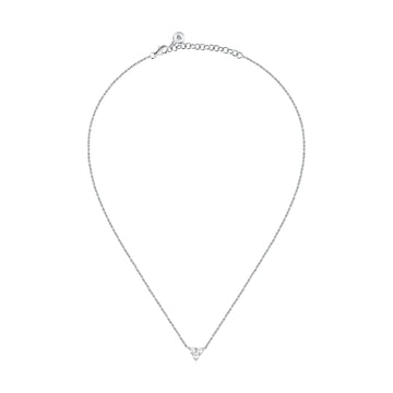 Collana Morellato Luminosa argento e zircone bianco centrale MISURA UNICA