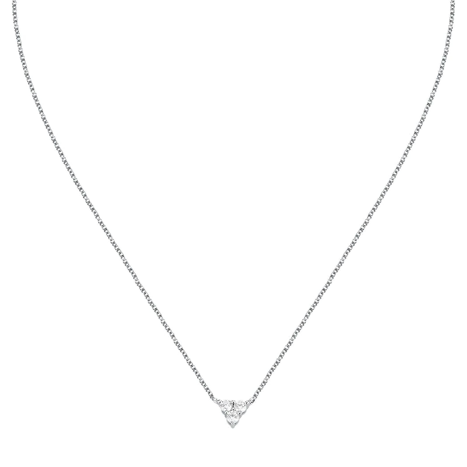 Collana Morellato Luminosa argento e zircone bianco centrale MISURA UNICA