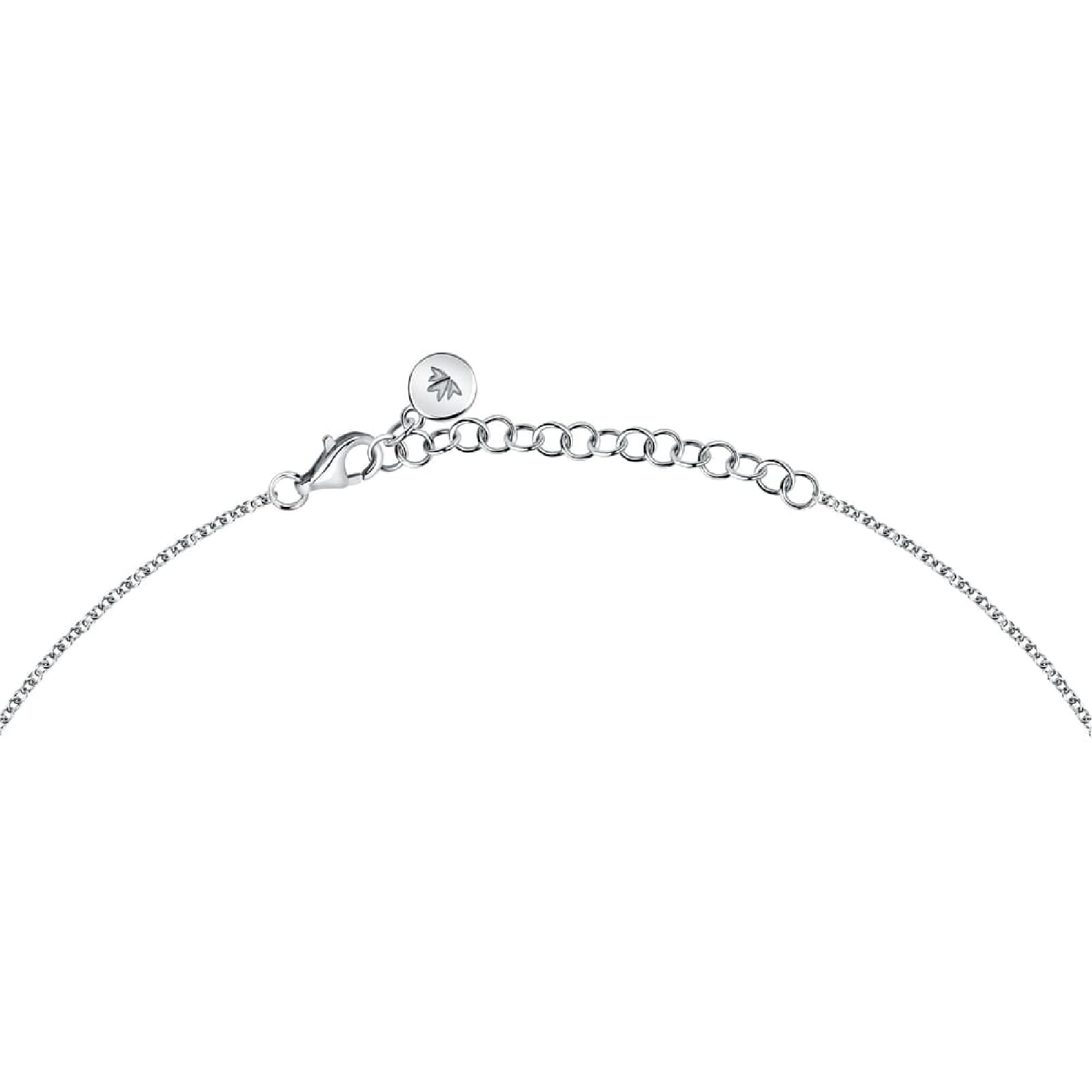 Collana Morellato Luminosa argento e zircone bianco centrale MISURA UNICA