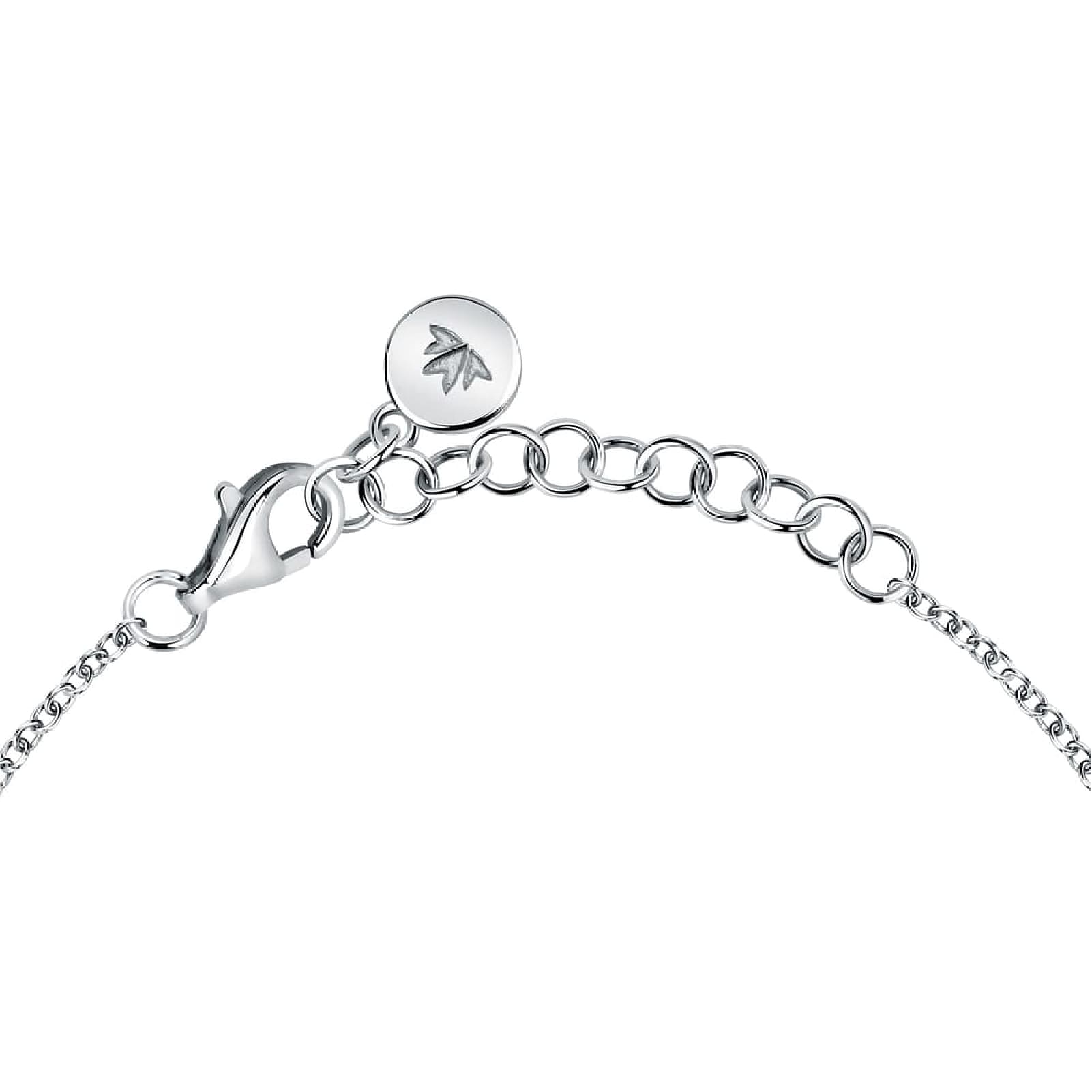 Bracciale Morellato Luminosa argento con tre zirconi bianchi 19 cm