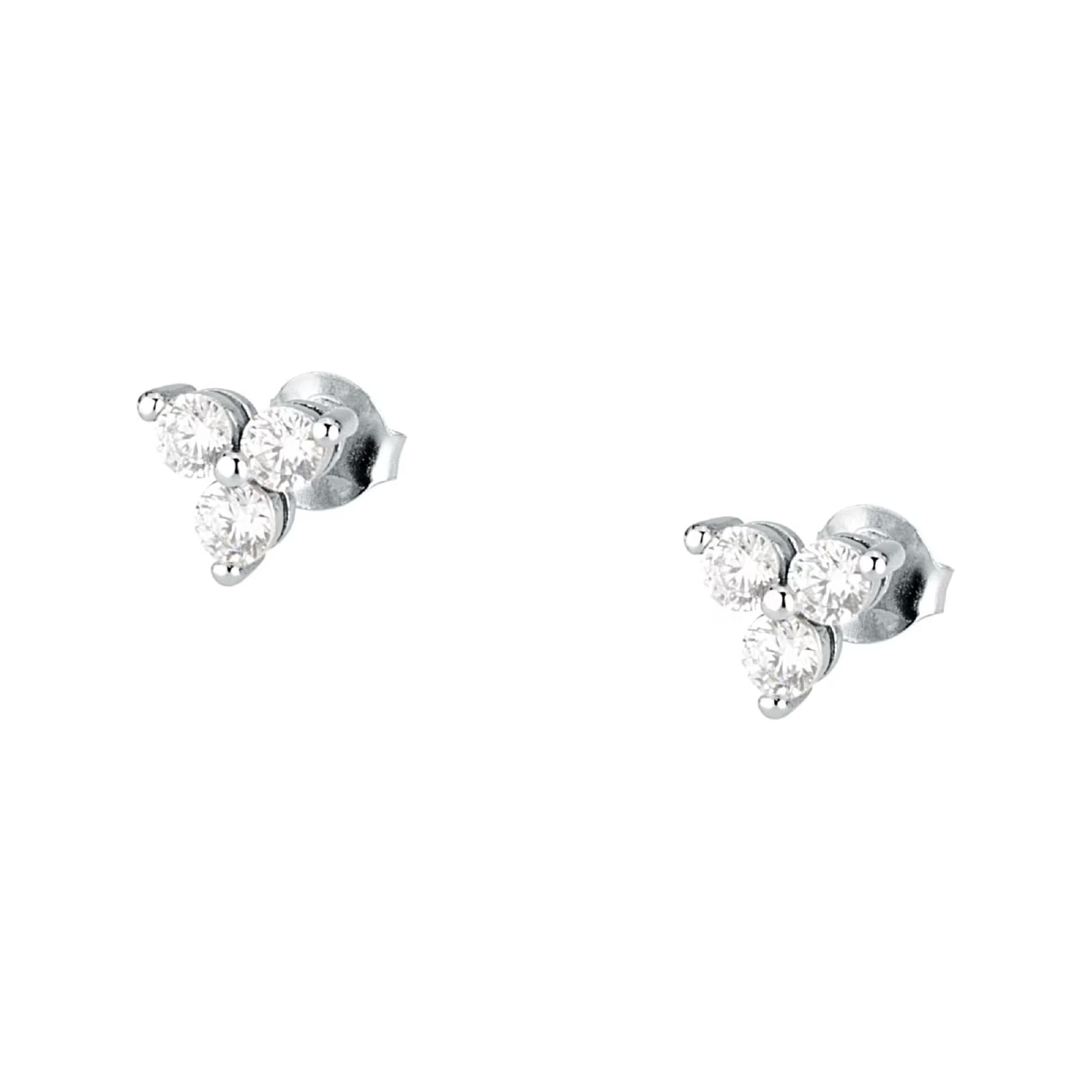 Orecchini a lobo Morellato Luminosa argento 925 con zirconi MISURA UNICA