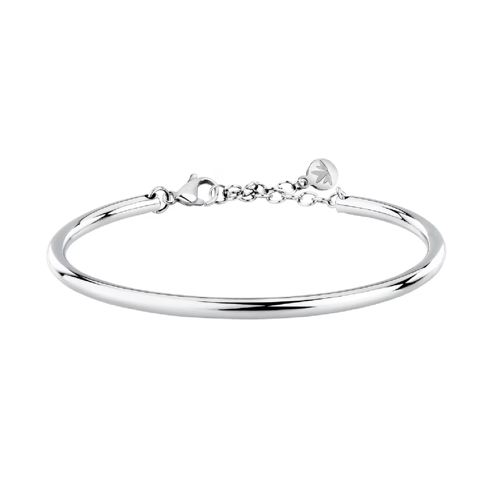 Bracciale bangle Morellato in acciaio con finitura lucida diametro 6 cm