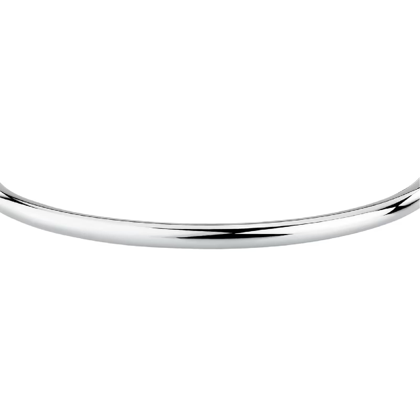 Bracciale bangle Morellato in acciaio con finitura lucida diametro 6 cm