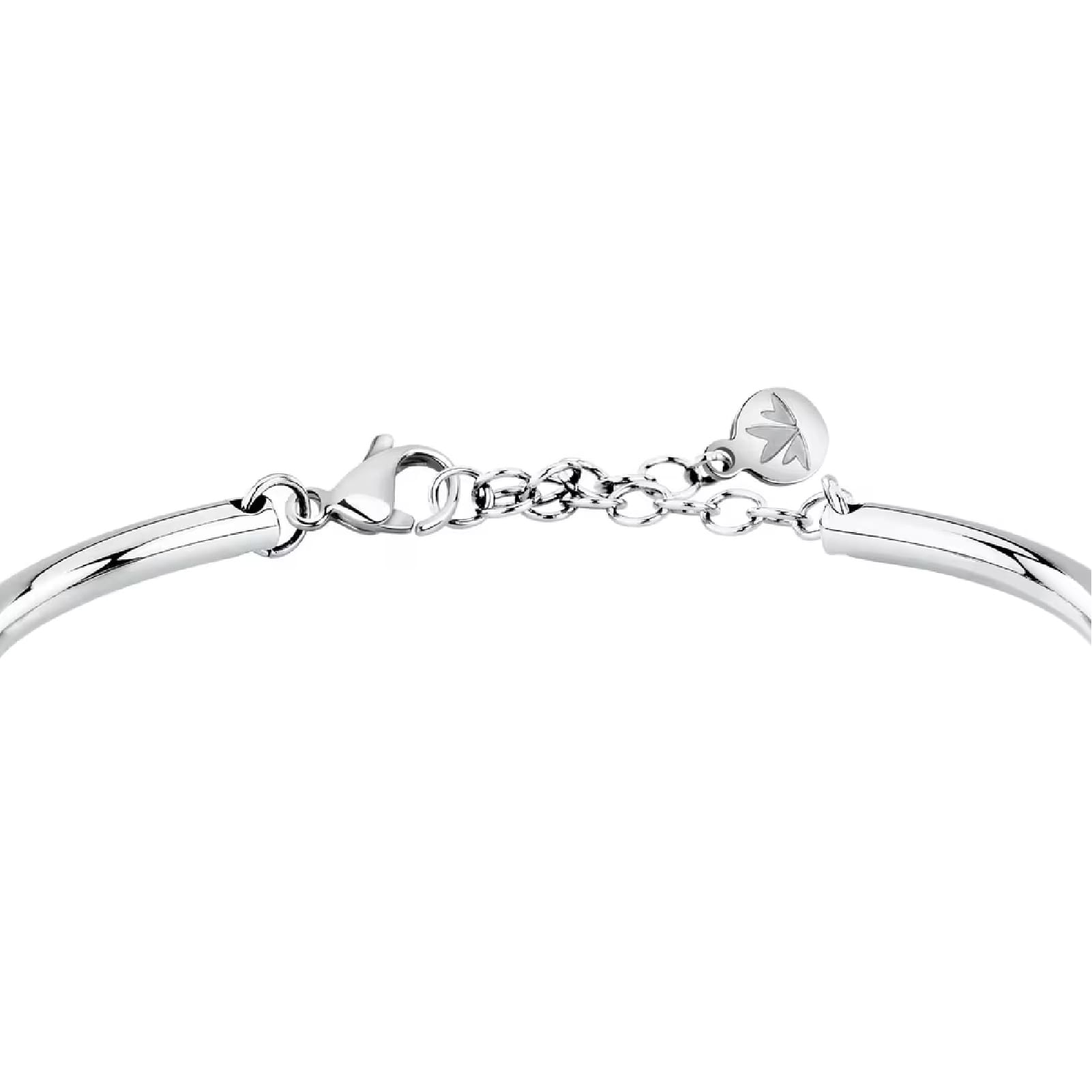 Bracciale bangle Morellato in acciaio con finitura lucida diametro 6 cm