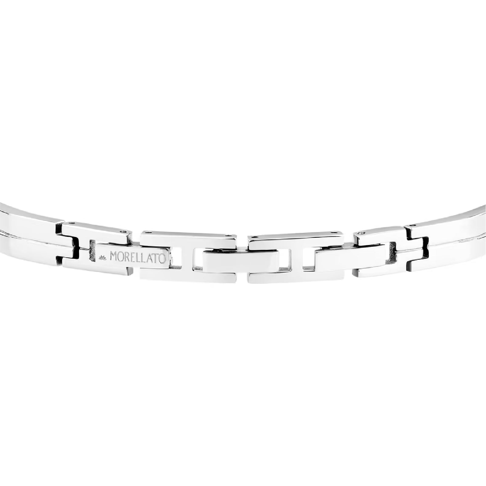 Bracciale uomo Morellato acciaio dal design originale Regolabile 18-21 cm