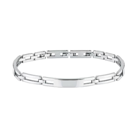 Bracciale catena da uomo Morellato in acciaio lucido Regolabile 18-21,5 cm