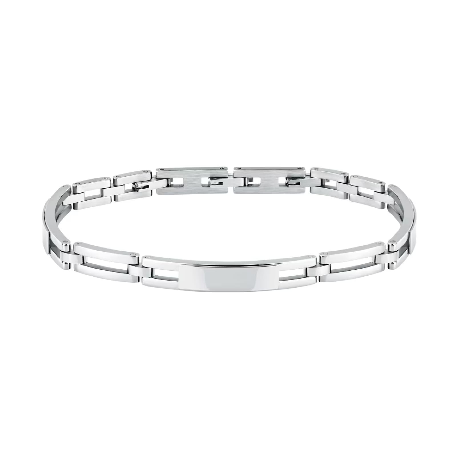 Bracciale catena da uomo Morellato in acciaio lucido Regolabile 18-21,5 cm