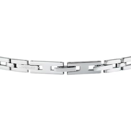 Bracciale catena da uomo Morellato in acciaio lucido Regolabile 18-21,5 cm