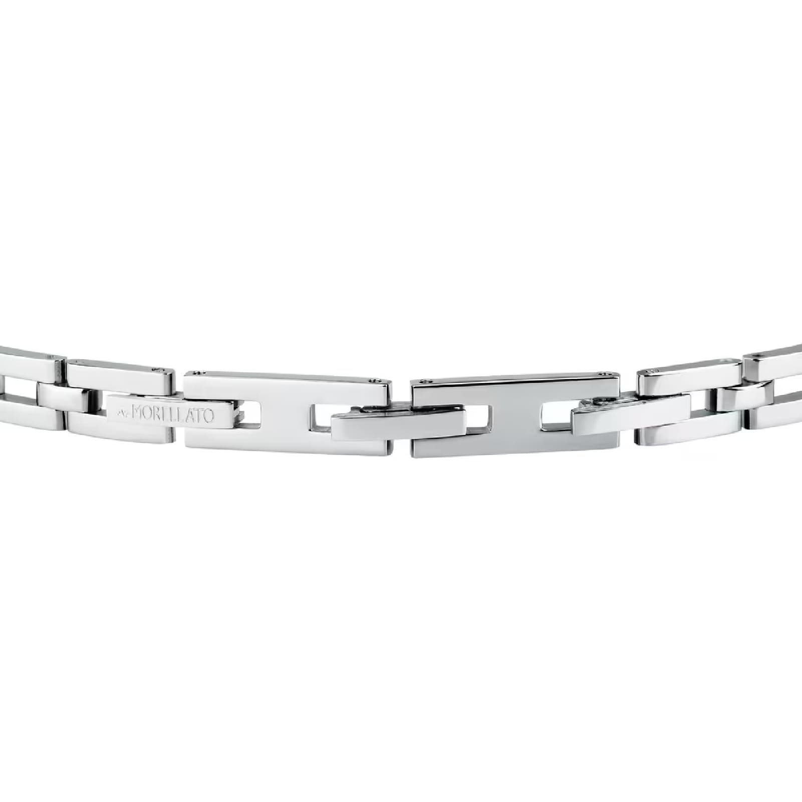 Bracciale catena uomo Morellato in acciaio rodio e rosé Regolabile 18-21,5 cm