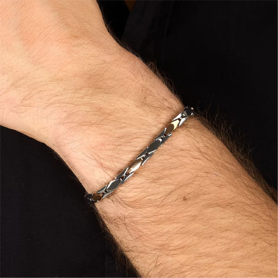 Bracciale catena Morellato in acciaio con pvd oro rosa da uomo 21,5 cm