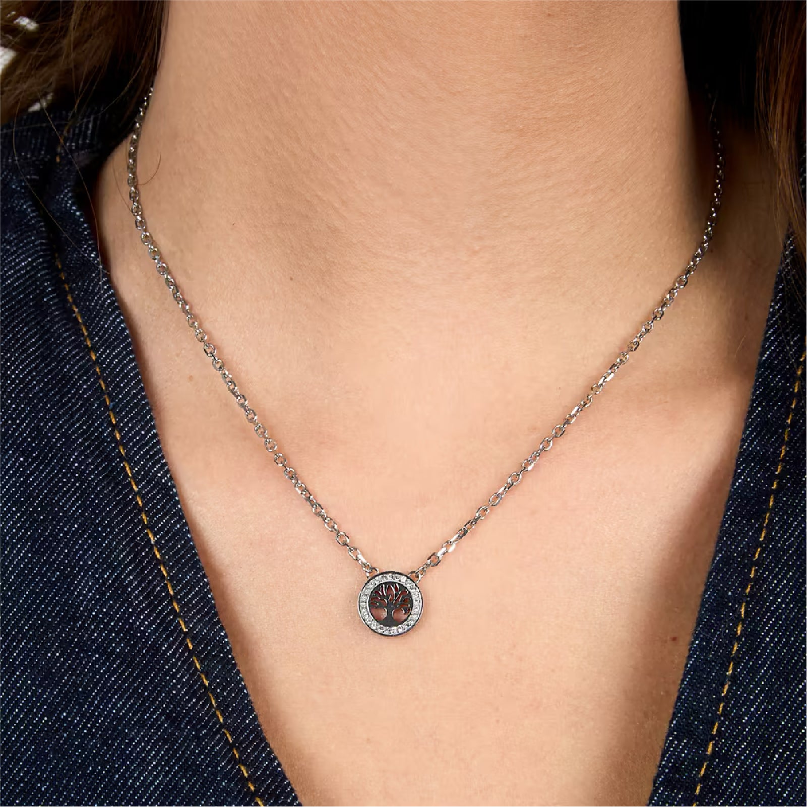 Collana girocollo Morellato acciaio con albero della vita MISURA UNICA