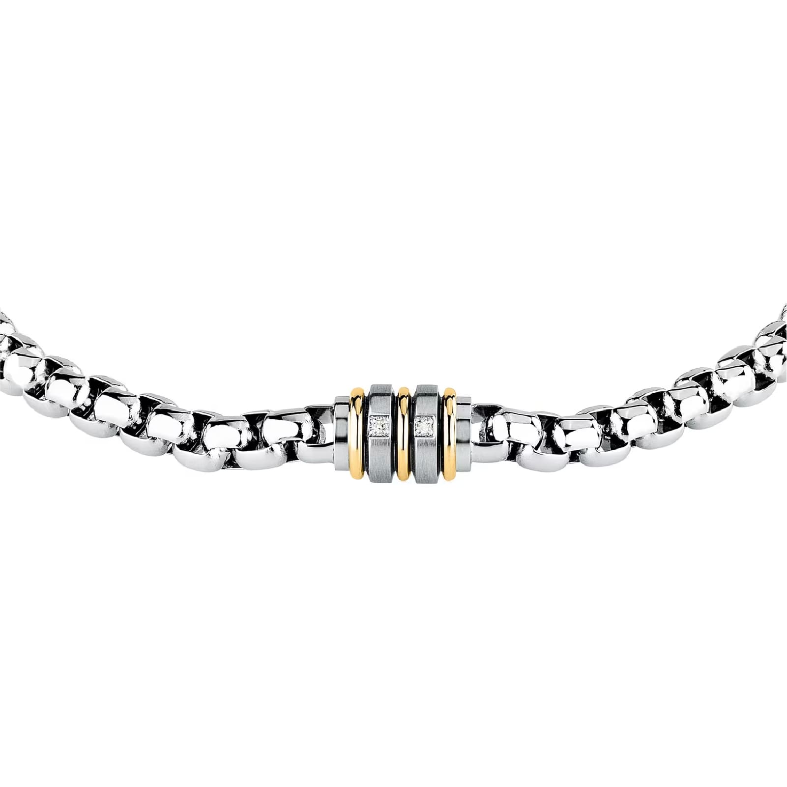 Braccilale catena Morellato Diamonds in argento e diamanti 21,5 cm