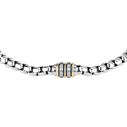 Braccilale catena Morellato Diamonds in argento e diamanti 21,5 cm