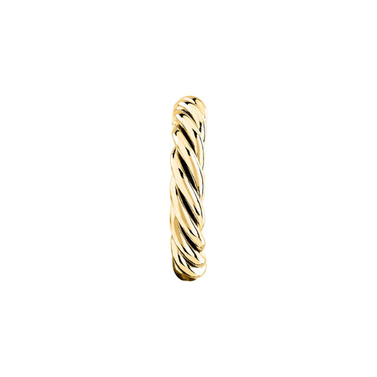 Earcuff Morellato in acciaio dorato design attorcigliato MISURA UNICA