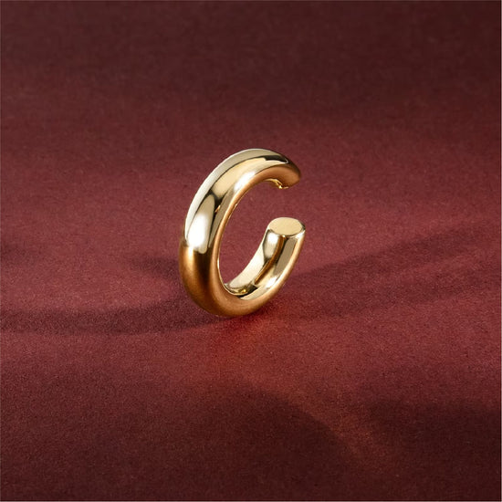 Earcuff Morellato in acciaio dorato liscio da donna MISURA UNICA