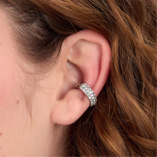 Earcuff Morellato in acciaio con cristalli da donna MISURA UNICA
