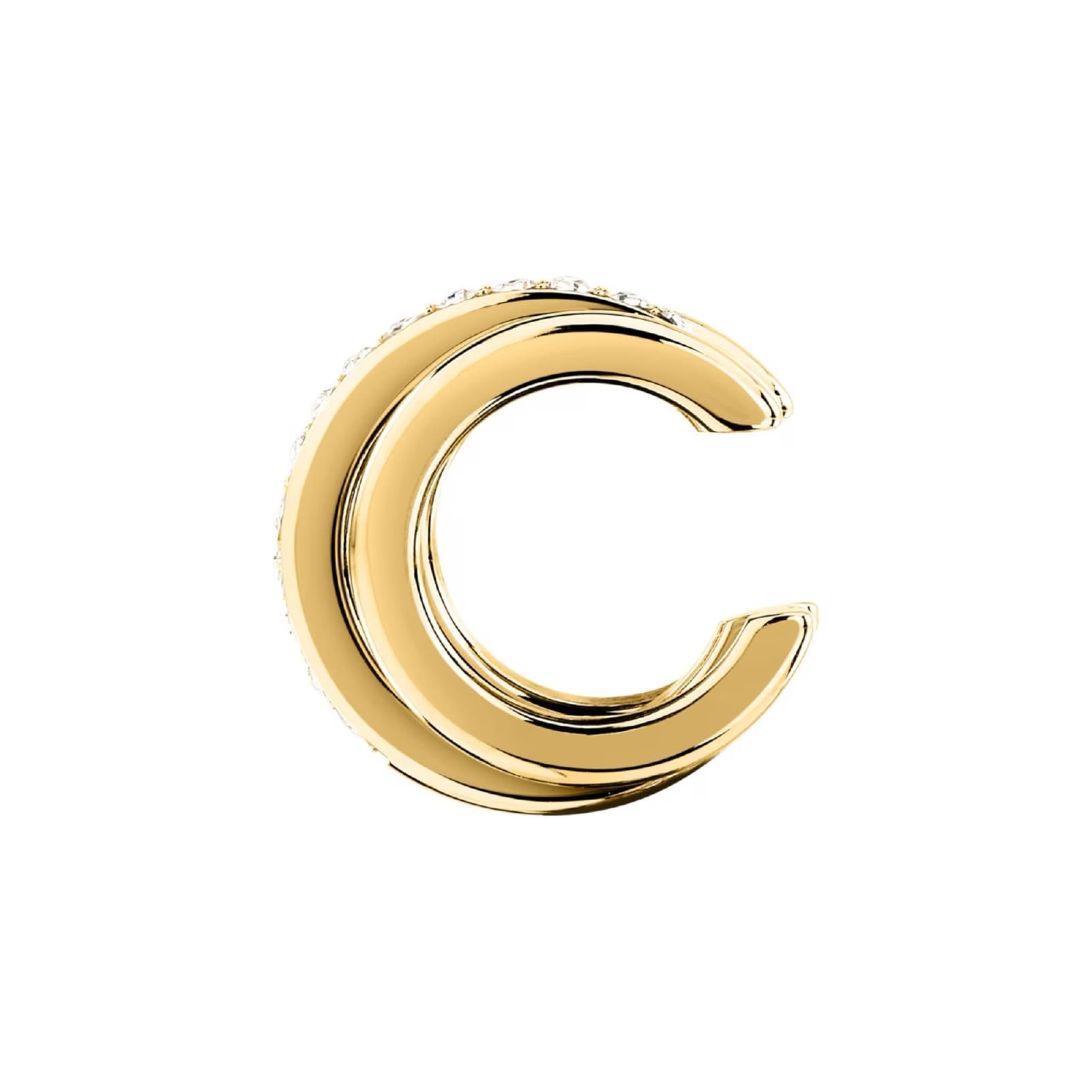 Earcuff Morellato in acciaio dorato impreziosito da cristalli MISURA UNICA