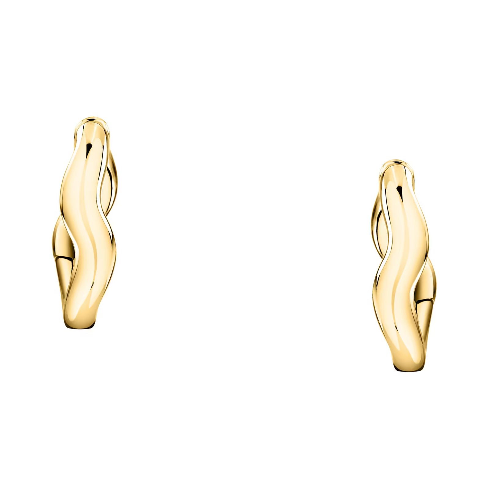 Orecchini cerchio Morellato Design in acciaio e pvd oro MISURA UNICA