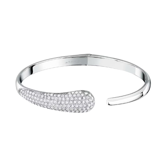 Bracciale apribile donna Morellato Design con cristalli bianchi DIAMETRO 56 X 46 MM