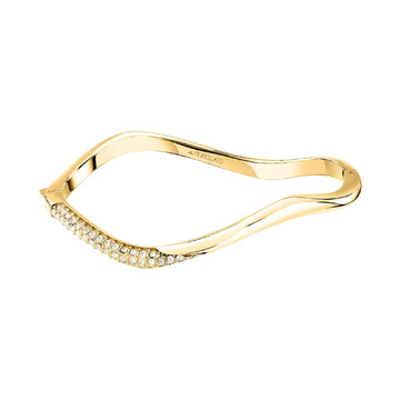 Bracciale apribile donna Morellato Design pvd oro e cristalli DIAMETRO 56 X 46 MM