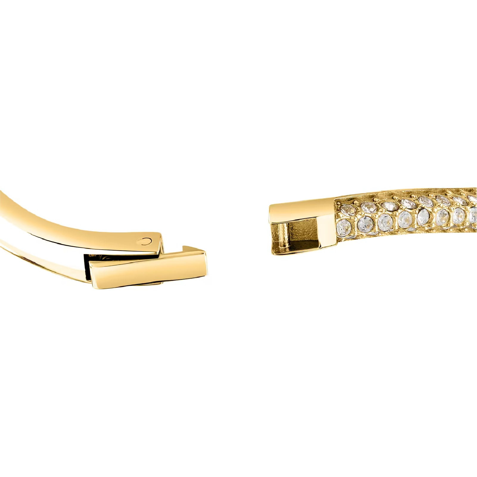 Bracciale apribile donna Morellato Design pvd oro e cristalli DIAMETRO 56 X 46 MM