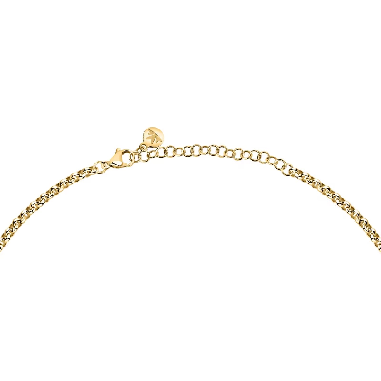 Collana da donna Morellato in acciaio dorato con cristalli MISURA UNICA