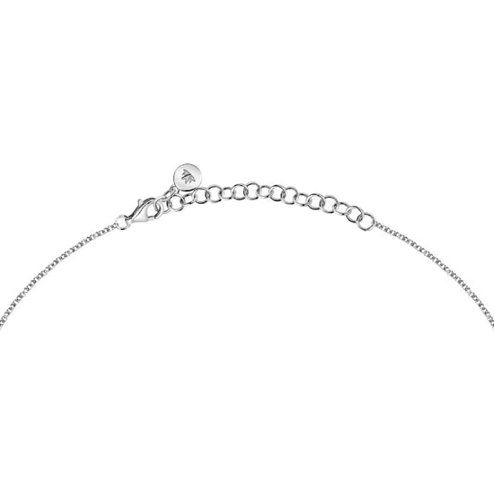 Collana Morellato argento con pendente in pavé di zirconi MISURA UNICA