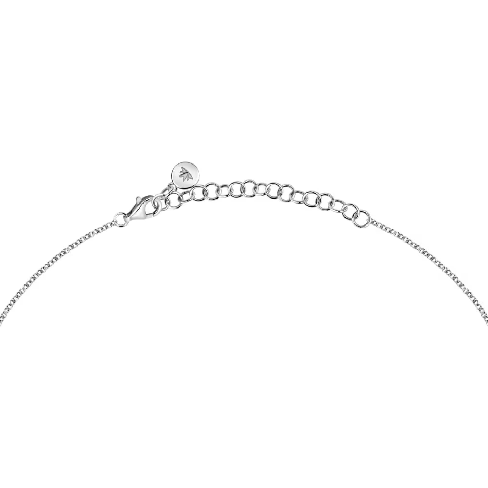 Collana Morellato argento con pendente in pavé di zirconi MISURA UNICA