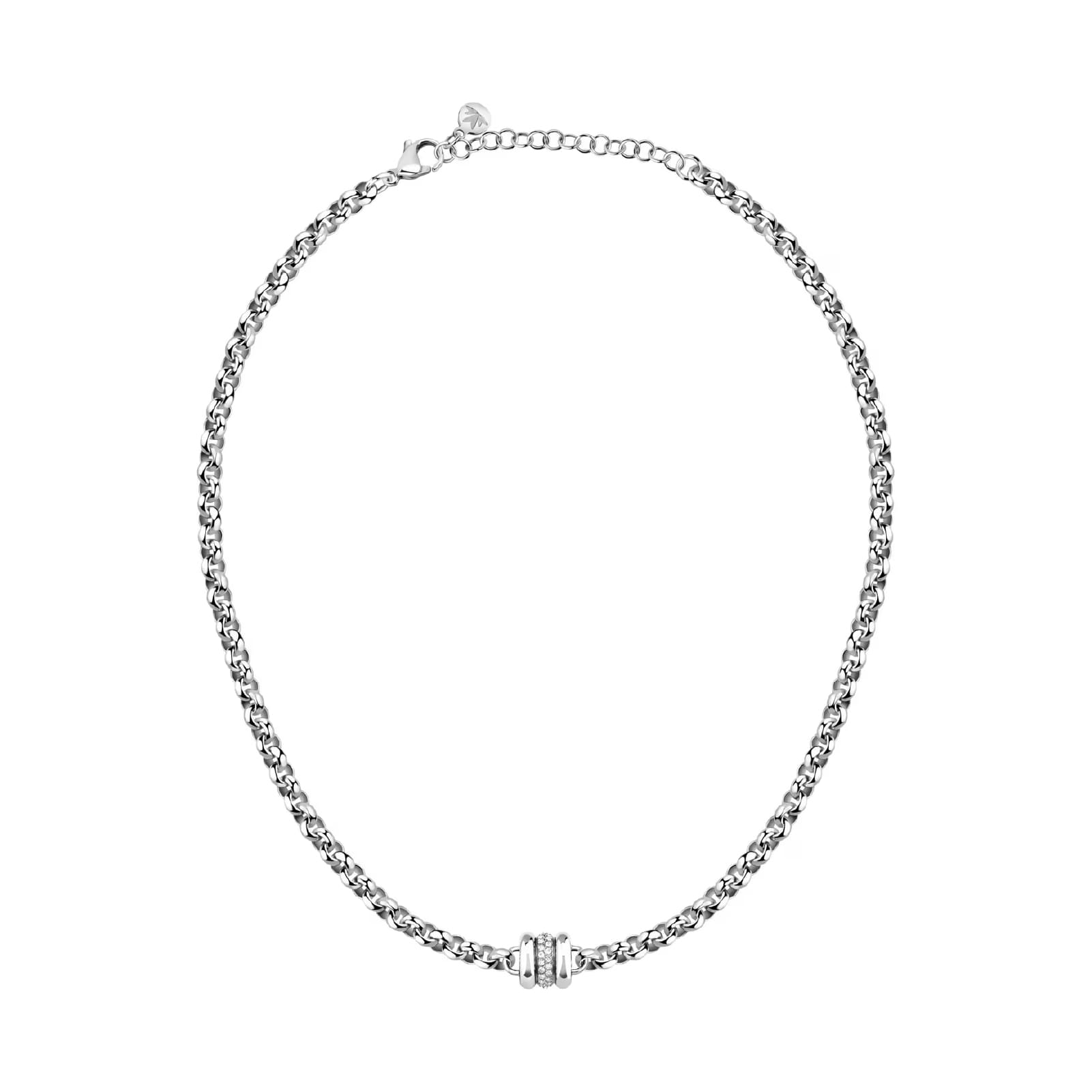 Collana catena Morellato Vintage in acciaio e cristalli MISURA UNICA