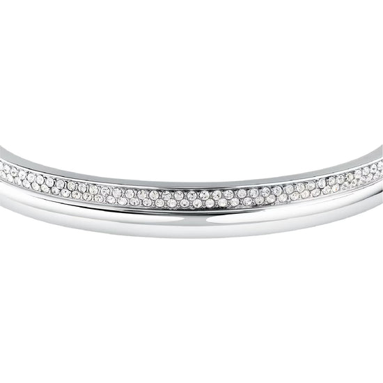 Bracciale rigido Morellato Vintage in acciaio e cristalli M