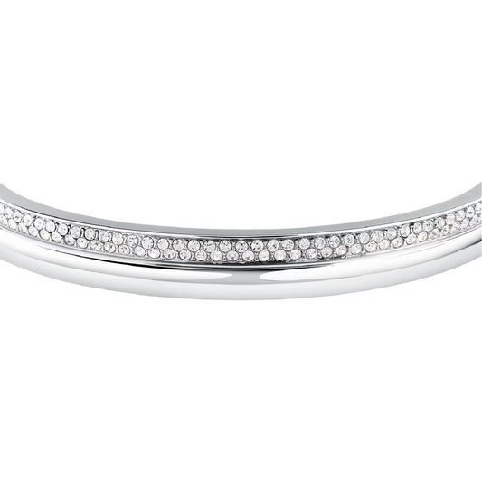 Bracciale rigido Morellato Vintage in acciaio e cristalli M