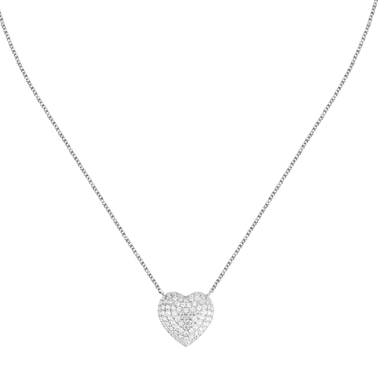Collana girocollo Morellato in argento con pendente cuore MISURA UNICA
